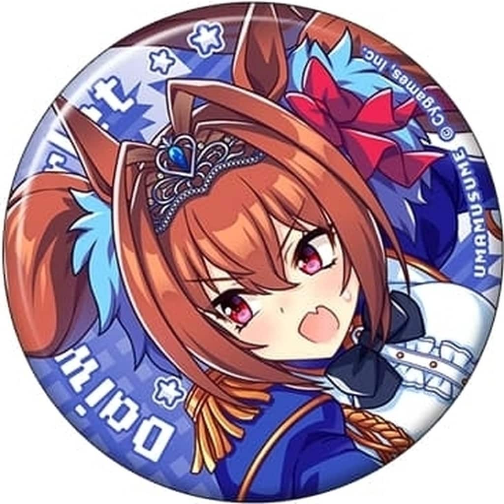 Daiwa Scarlet Character Badge (Chara Badge Collection A) — Umamusume Pretty Derby — Movic 5.7cm Pre-owned Single Item