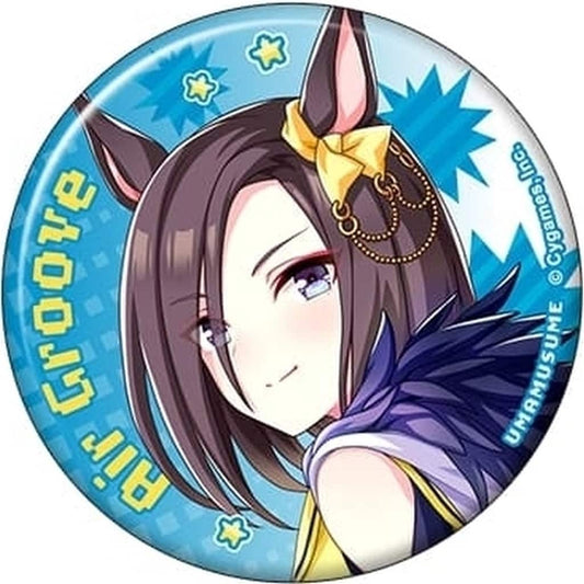 Air Groove Character Badge - Umamusume Pretty Derby Caravan Badge Collection A "Nekketsu Hachamecha Great Thanksgiving!" (Movic, 5.7cm) - Pre-owned