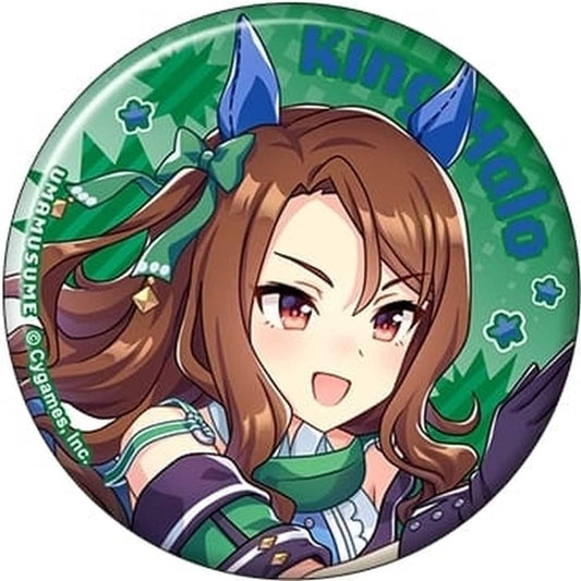 King Halo Character Badge - Umamusume Pretty Derby Caravan Badge Collection B "Nekketsu Hachamecha Daikanshasai!" (Movic, 5.7 cm)