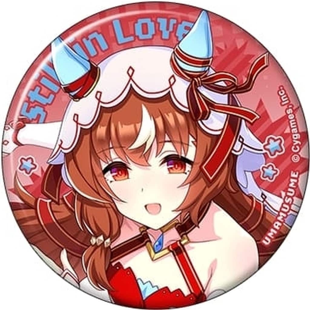 Still in Love Character Badge (Movic) - Umamusume Pretty Derby Caravan Badge Collection B "Nekketsu Hachamecha Daikanshasai" Event Goods - 5.7cm