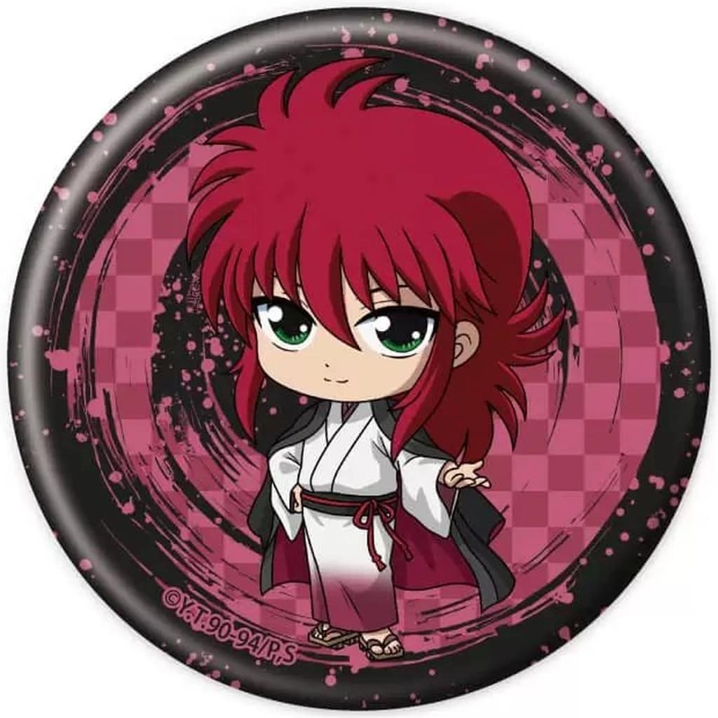 Kurama Yu Yu Hakusho 45th Anniversary POP UP SHOP Pin Badge - Approx. 57 mm