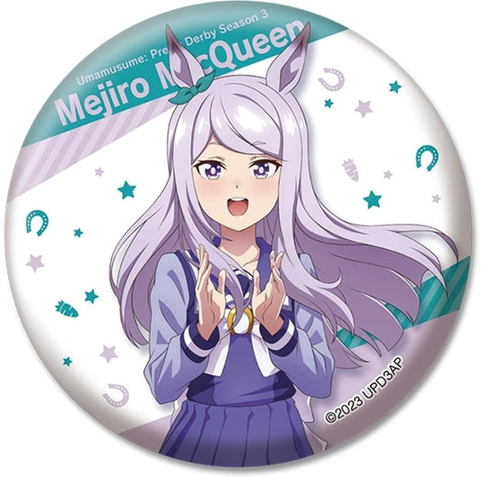 Mejiro McQueen Can Badge (75mm) - Penguin Parade - Umamusume Pretty Derby Season 3 Official Tin Pin