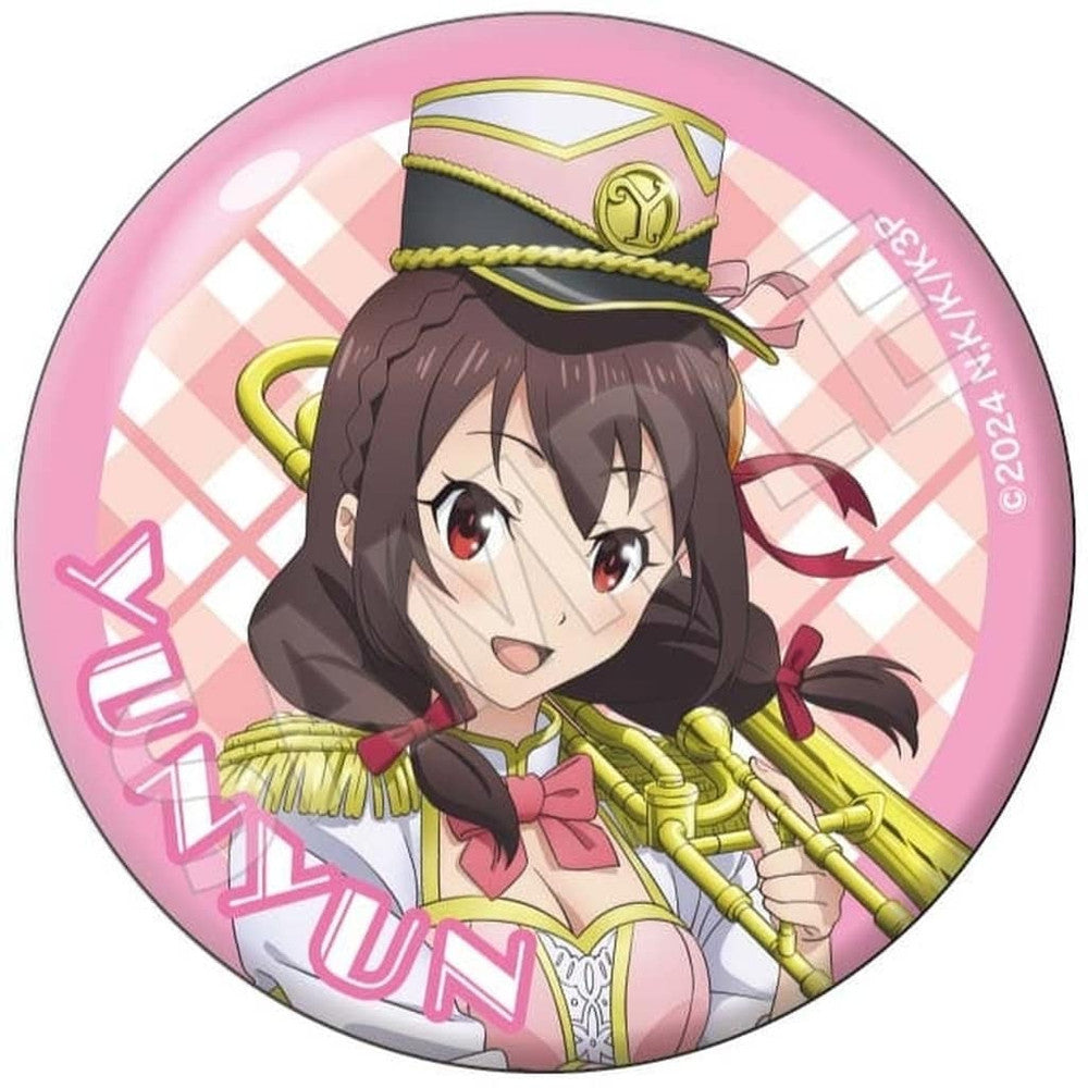 Yunyun KonoSuba 3 Marching Can Badge
