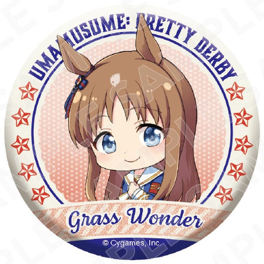 Grass Wonder Nittenngo Can Badge +56 (56mm) - Umamusume Pretty Derby KADOKAWA Can Badge