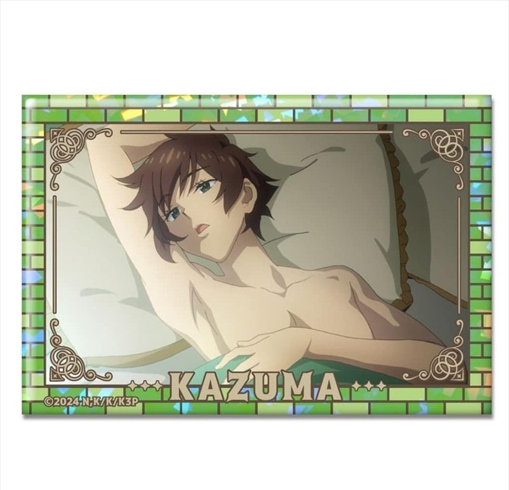 KonoSuba 3 Design 02 Kazuma/B Hologram Can Badge