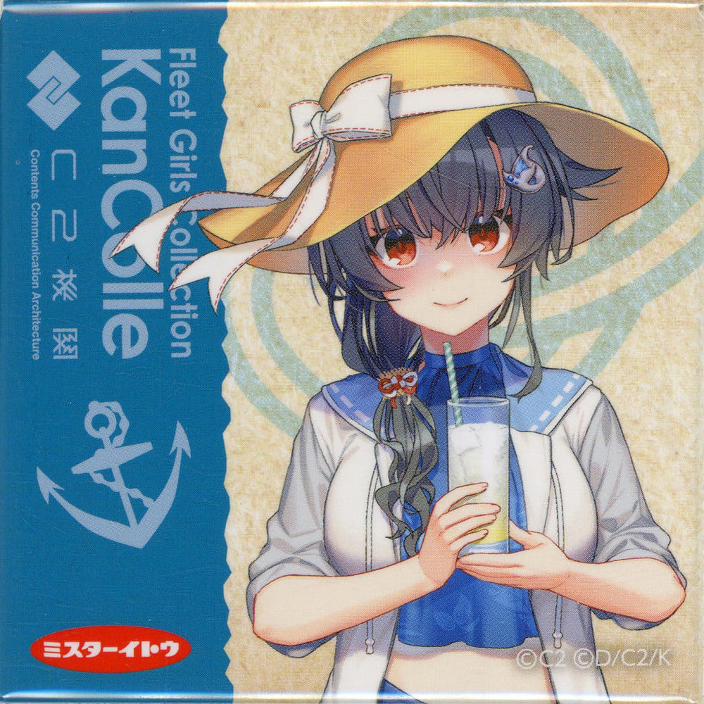 Jin'ei Summer Can Badge KanColle Lawson 2024 Collaboration