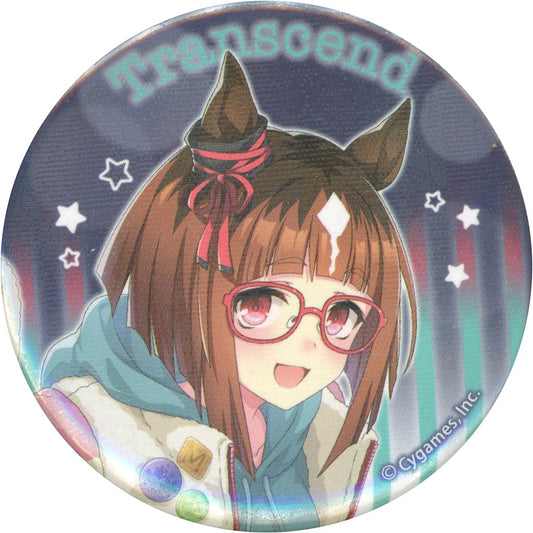 Transcend Holo Character Badge - Umamusume Pretty Derby × Tokyo Mega Illumi 2024 Collection (Movic, 56mm)