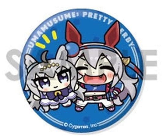 Tamamo Cross & Oguri Cap Trading Can Badge Set - Umamusume Pretty Derby Trading