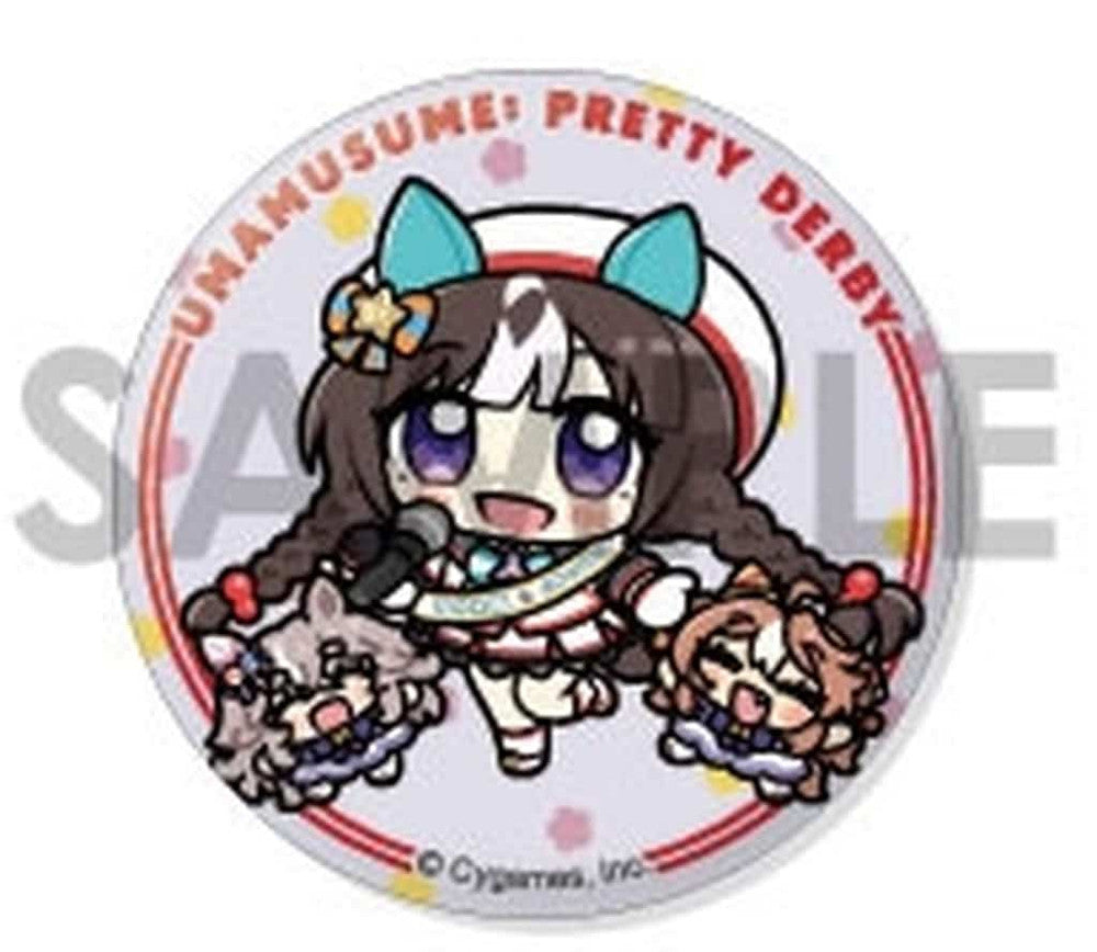 Hokkotarme / Copano Rickey / Wonder Acute Trading Tin Badge Set Vol.5 - Uma Musu
