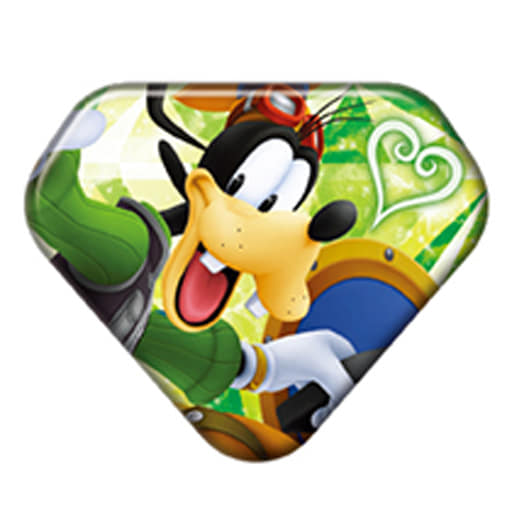 Kingdom Hearts Goofy Gem Cut Can Badge
