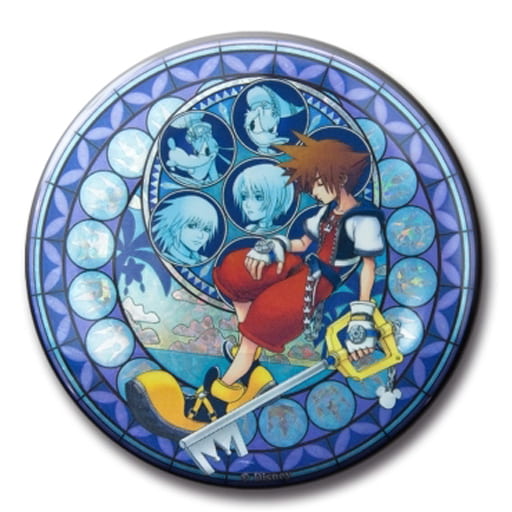 Kingdom Hearts Sora Sitting Blue Can Badge