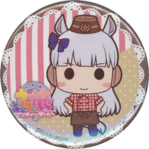 Gold Ship Trading Tin Badge - Umamusume Pretty Derby × SWEETS PARADISE Collaboration (5.7 cm, SWEETS PARADISE)