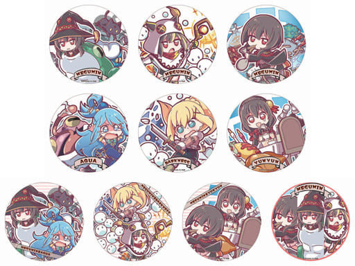 KonoSuba: Legend of Crimson One-Scene Badge 10-Type Set