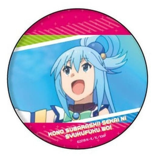 Aqua KonoSuba Can Badge 05 Approx. 65 mm