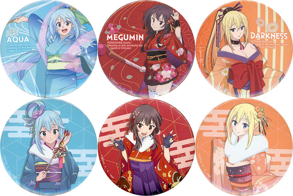 KonoSuba: Legend of Crimson New Year Collection D Prize 6-Piece Badge Set