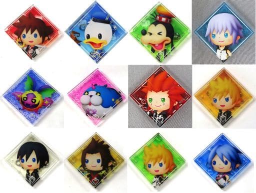 Kingdom Hearts Melody of Memory Acrylic Badge Collection B Set of 12
