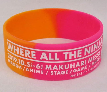 NARUTO to BORUTO THE LIVE 2019 Logo Rubber Band Wristband Silicone Accessory Pre-owned