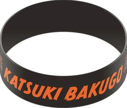 Katsuki Bakugo My Hero Academia Rubber Band Collection Silicone Wristband by Movic, Approx. 20 cm
