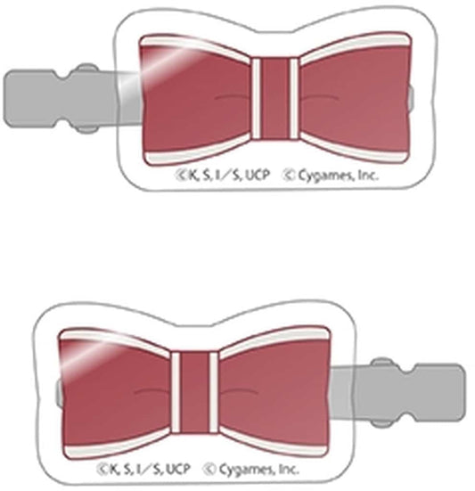 Norn Ace Acrylic Hair Clip Set - Umamusume: Cinderella Gray (Tapioca, 2-piece, approx. 4.1×6.6 cm)