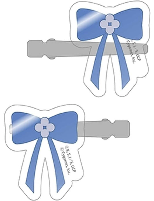 Super Creek Acrylic Hair Clip Set - Umamusume: Cinderella Gray (Tapioca Brand) - 2-Piece Approx. 41×66mm, Pre-owned