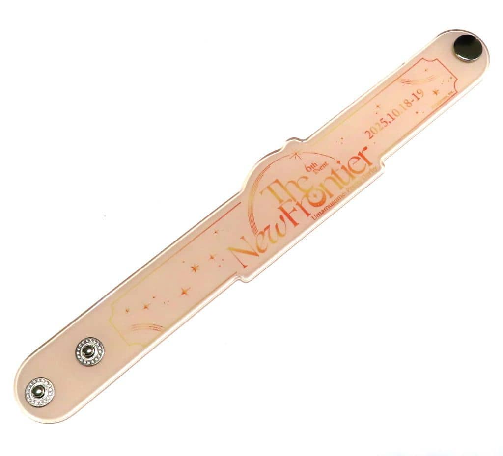 Logo Official PVC Wristband (6th EVENT The New Frontier — Autumn Performance Ver.) — Umamusume Pretty Derby 6th EVENT The New Frontier (Autumn Performance) | Cygames (Pre-owned)