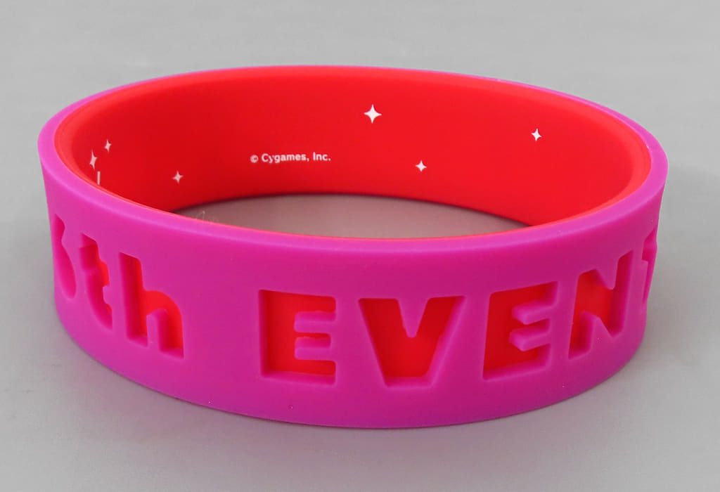 Biko Pegasus Trading Silicone Wristbands - Umamusume Pretty Derby 6th EVENT The New Frontier Autumn Performance Ver. (Cygames) - Diameter 7cm - Used
