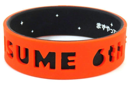 Kitasan Black Trading Silicone Wristband - Umamusume Pretty Derby 6th EVENT The New Frontier Autumn Performance Ver. (Cygames, Diameter 7cm, Used)