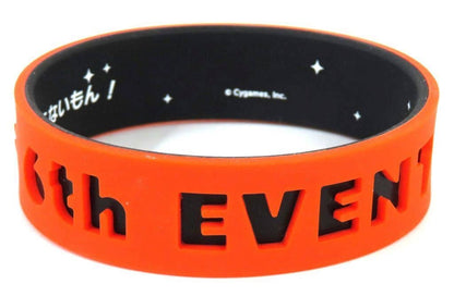 Kitasan Black Trading Silicone Wristband - Umamusume Pretty Derby 6th EVENT The New Frontier Autumn Performance Ver. (Cygames, Diameter 7cm, Used)