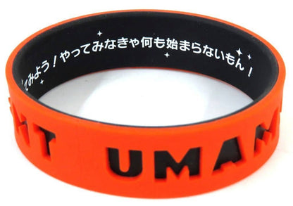 Kitasan Black Trading Silicone Wristband - Umamusume Pretty Derby 6th EVENT The New Frontier Autumn Performance Ver. (Cygames, Diameter 7cm, Used)