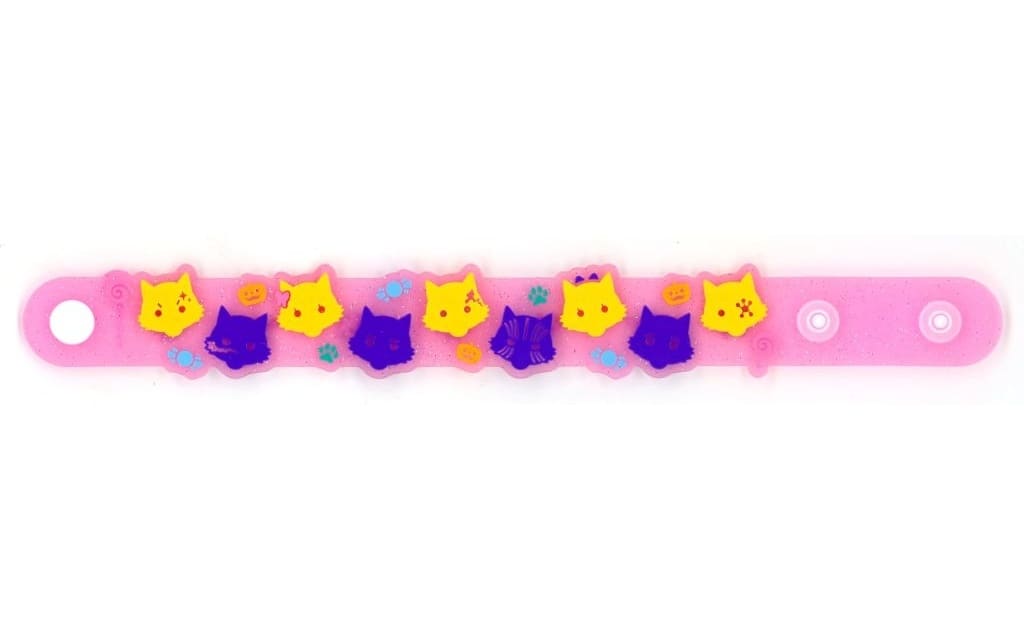 Pink Rubber Wristband A Demon Slayer: Kimetsu no Yaiba Halloween Event 2025 ufotable Merchandise