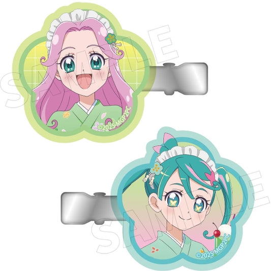 Hanami Kotoha & Hisui (Sweet Shop Ver.) Acrylic Hair Clip - ANICRAFT - Approx. 45 x 45 mm - Pre-owned
