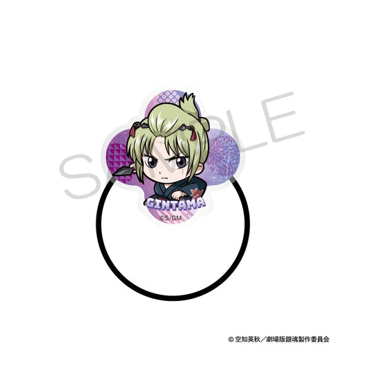 Tsukuyo Niitengo Acrylic Hair Tie - Gintama: Yoshiwara Great Fire Movie Merchandise (Approx. 40 x 40 mm, Pre-owned, KADOKAWA)