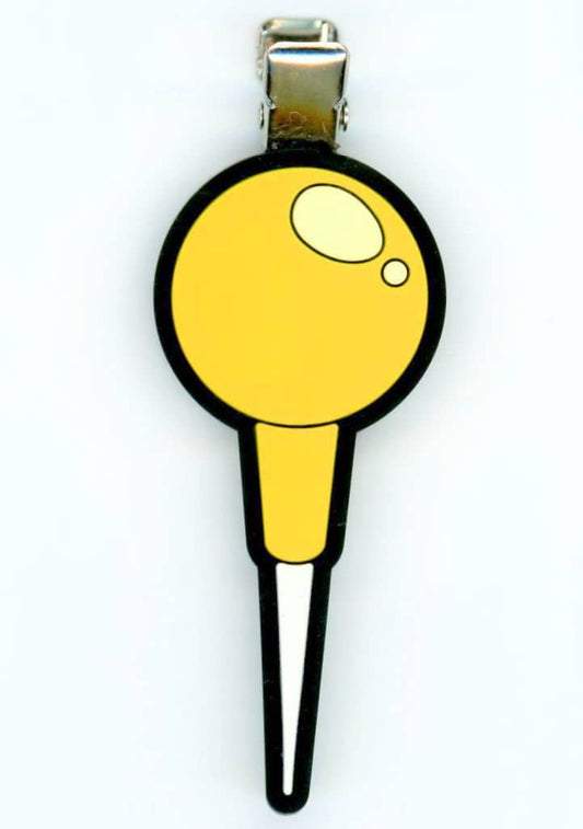 Illumi's Pin Yellow Pin Rubber Hair Clip Collection Item from Hunter x Hunter Cross the “X-Day” Ichiban Kuji J Prize by BANDAI SPIRITS, Approx. 5 cm