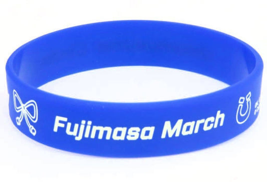 Fujimasa March Silicone Wristband - Umamusume: Cinderella Gray EXHIBITION "Hoofprints of a Monster" Collection (Movic, Pre-owned, 22cm)