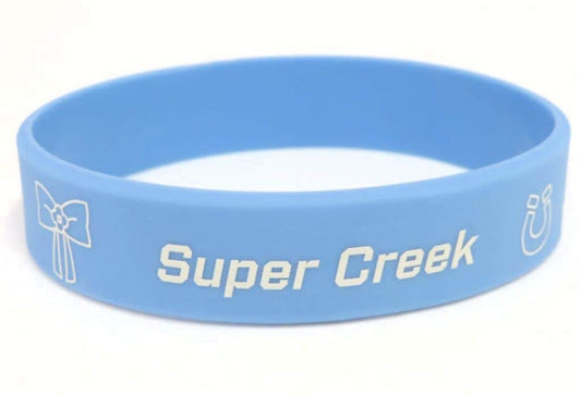Super Creek Silicone Wristband - Umamusume: Cinderella Gray EXHIBITION - Monster Hoofprints Silicone Band Collection (Movic, Pre-owned, 22cm)
