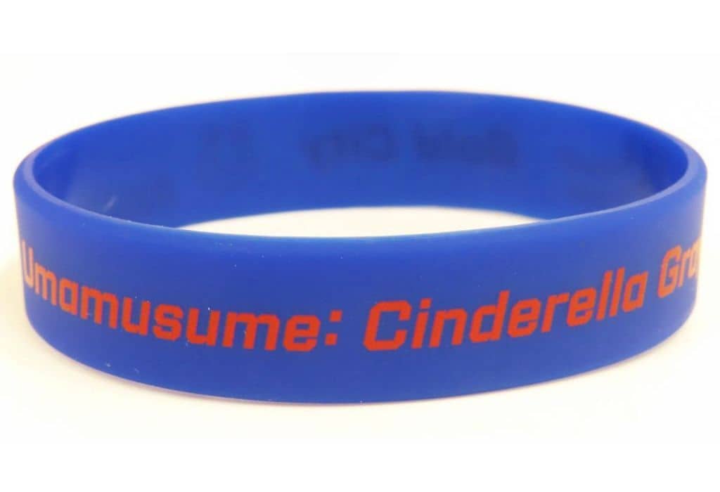 Gold City Silicone Wristband - Umamusume: Cinderella Gray EXHIBITION "Monster's Hoofprints" Silicone Band Collection (Movic, Inner Circumference ~22cm)