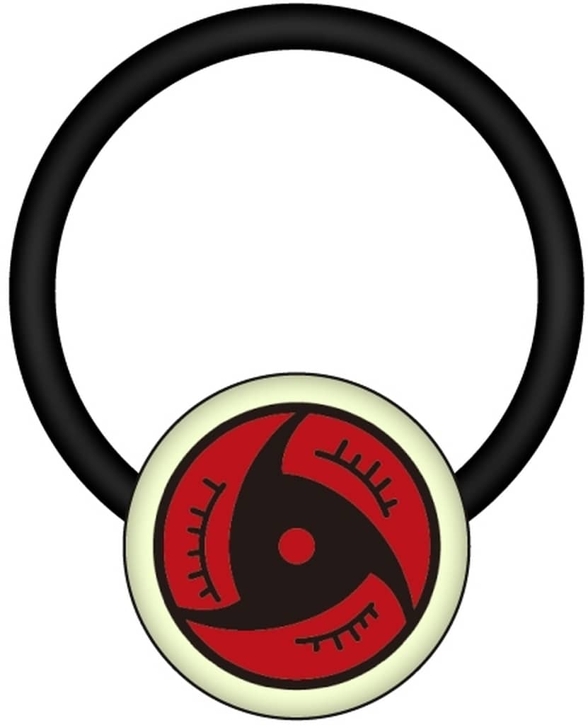 Naruto Shippuden Itachi Uchiha Mangekyo Sharingan Hair Tie