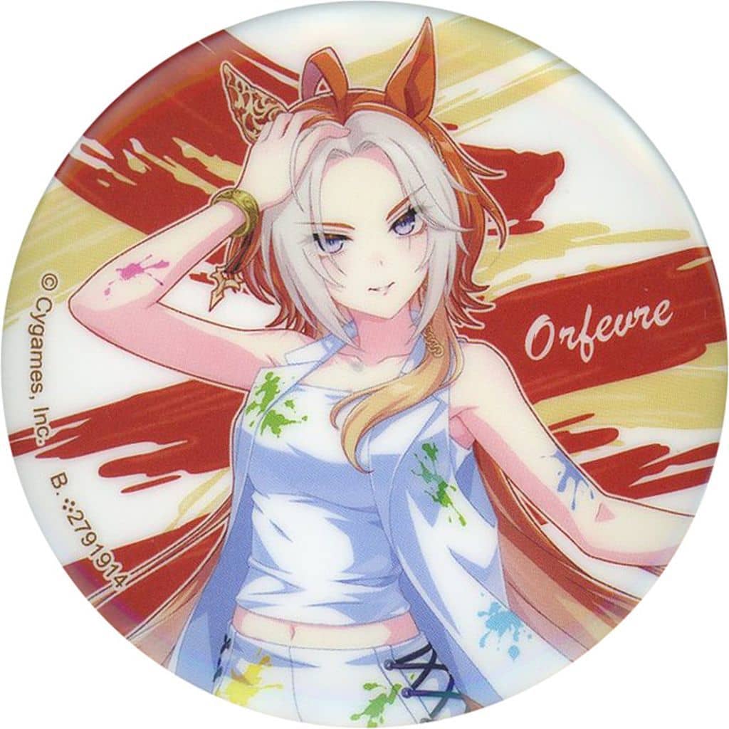 Orfevre Capsule Can Badge (Painter Style) - Umamusume Pretty Derby NAMCO Promotion third Bandai Namco Amusement Limited 5.6cm