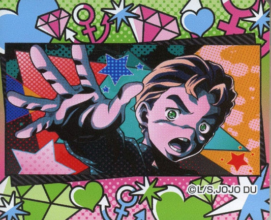 Koichi Hirose Acrylic Photo Badge - JoJo's Bizarre Adventure: Diamond Is Unbreakable OP ver. (Approx. 49 mm) - Medicos Entertainment - Pre-owned