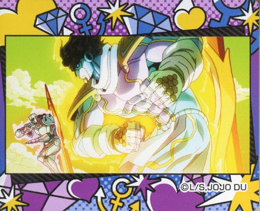 Stand B Acrylic Scene Badge - JoJo's Bizarre Adventure: Diamond Is Unbreakable (Medicos Entertainment, Approx. 49 mm) - Pre-owned