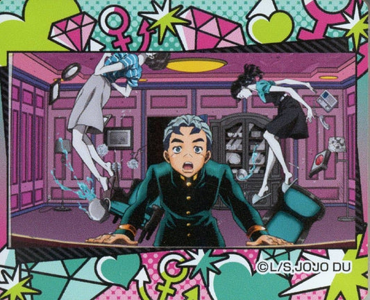 Koichi Hirose Acrylic Badge - JoJo's Bizarre Adventure: Diamond Is Unbreakable Scene Photo Acrylic Badge Collection ED ver. (Medicos Entertainment, Approx. 49 mm)
