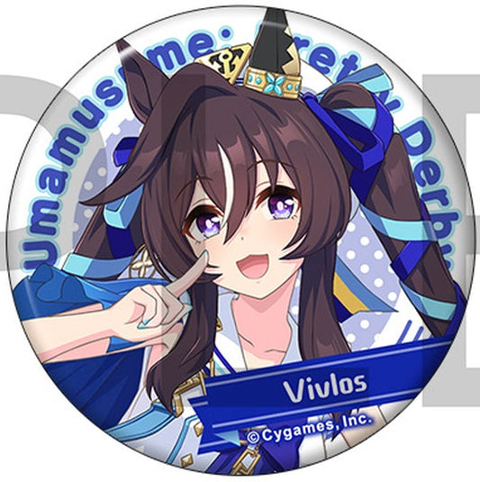 Vivlos Character Badge - Umamusume Pretty Derby Character Badge Collection Vol.10 (Movic) 5.6cm Metal Pin