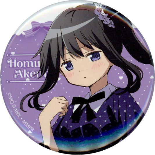 Homura Akemi Trading Tin Badge - Girl Fashion ver. - Puella Magi Madoka Magica - BellHouse - Approx. 57 x 57 mm (Pre-owned)