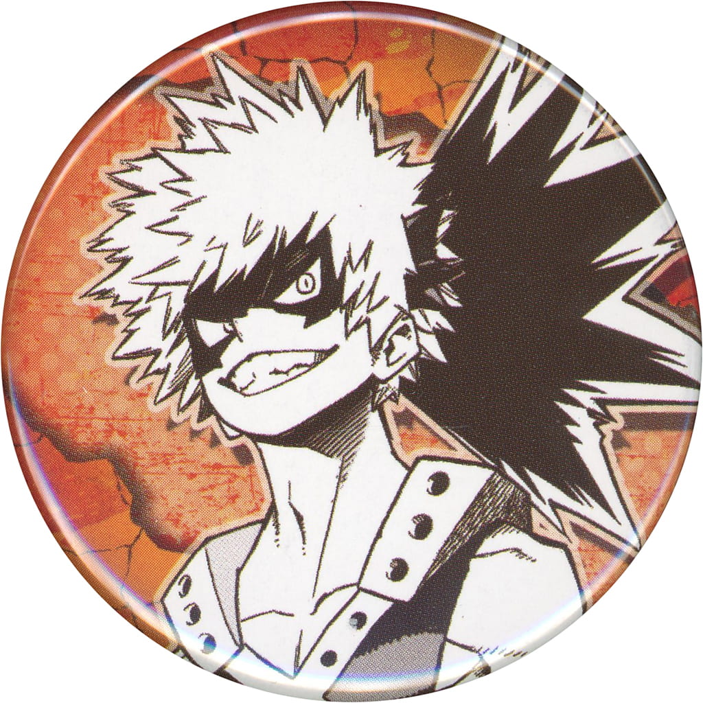 Katsuki Bakugo Orange Mask Grin Collection Badge - My Hero Academia