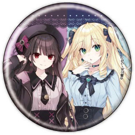 Kurumi Tokisaki & Sukūbe Marika Can Badge - Magical Detective Series (57mm, Used