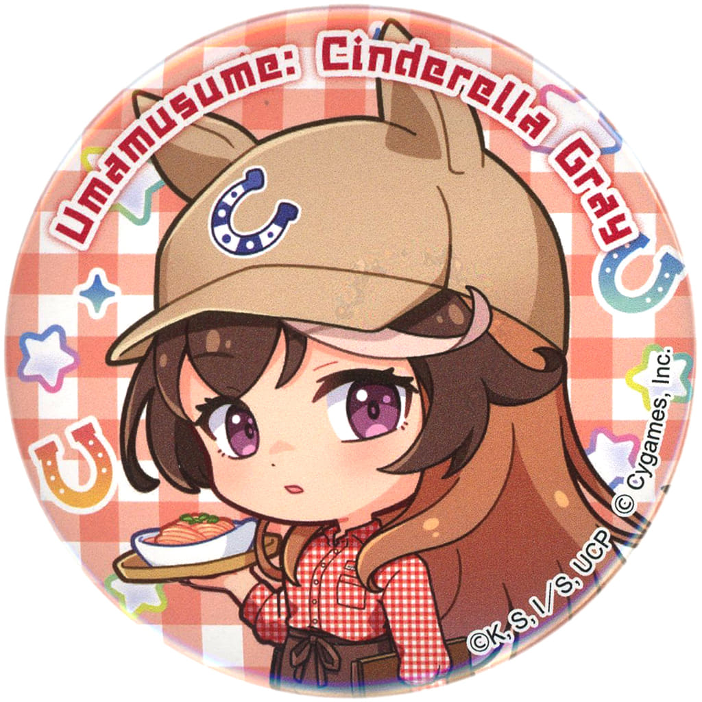 Symboli Rudolf Trading Tin Badge - Umamusume: Cinderella Gray × Sweets Paradise Collaboration - 45mm (Pre-owned)