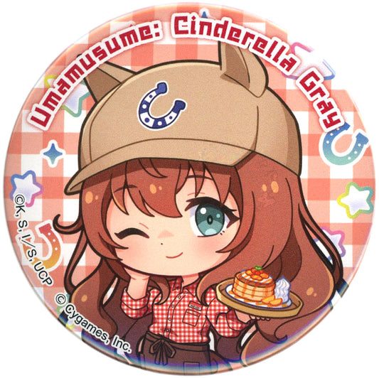 Maruzensky Trading Tin Badge - Umamusume: Cinderella Gray × Sweets Paradise (45mm) — Inoue Shoji