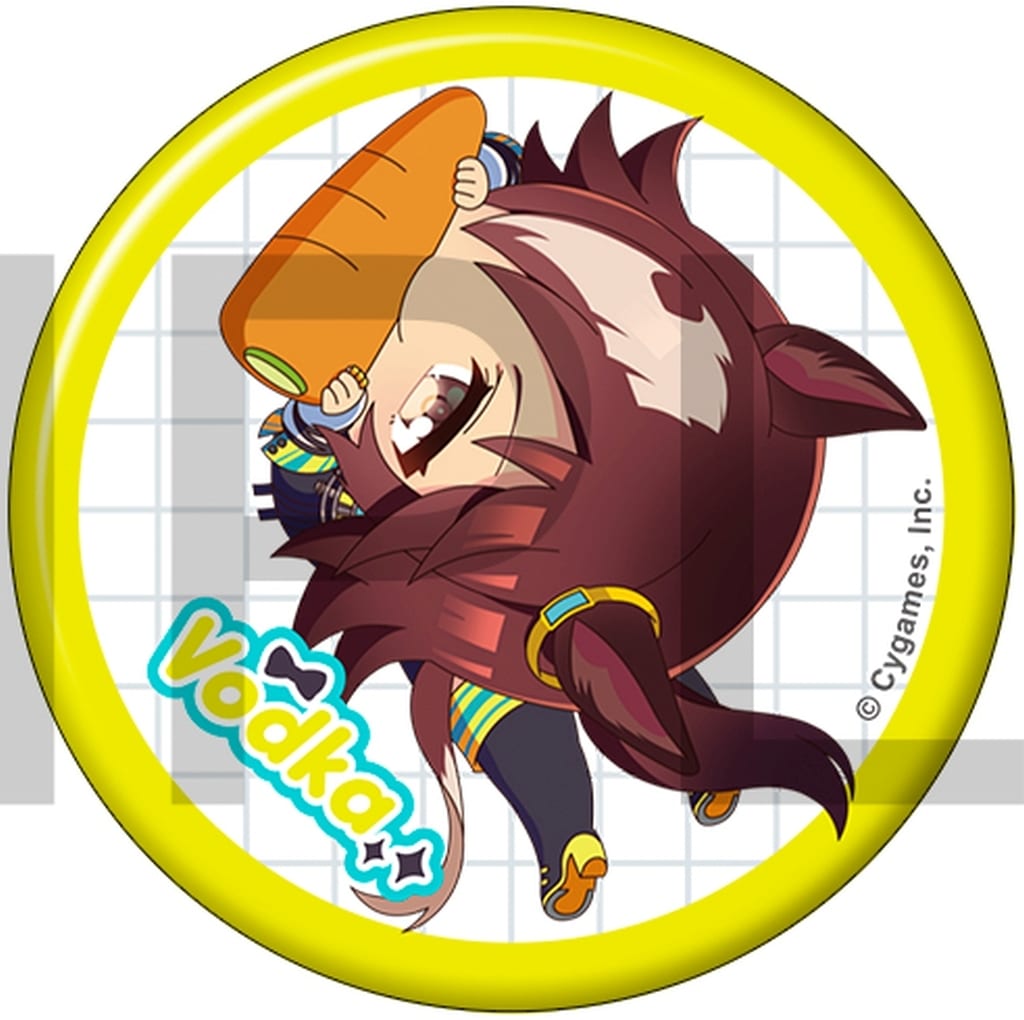 Vodka Character Badge - Umamusume Pretty Derby Capriccio Vol.1 57mm - Movic (Pre-owned)