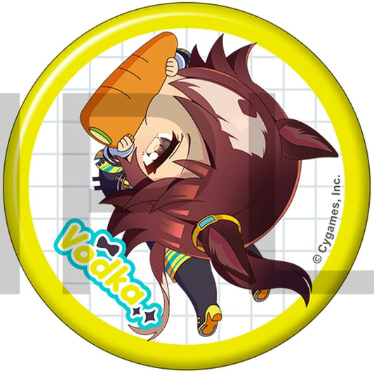 Vodka Character Badge - Umamusume Pretty Derby Capriccio Vol.1 57mm - Movic (Pre-owned)