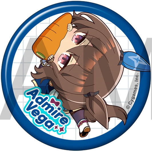 Admire Vega Character Badge Collection Capricco Vol.2 Pin Badge - Movic - 5.7cm Metal Paper PET (Used)